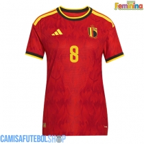 Camisa de time de futebol Bélgica Youri Tielemans #8 Replicas 1º Equipamento Feminina Mundo 2026 Manga Curta